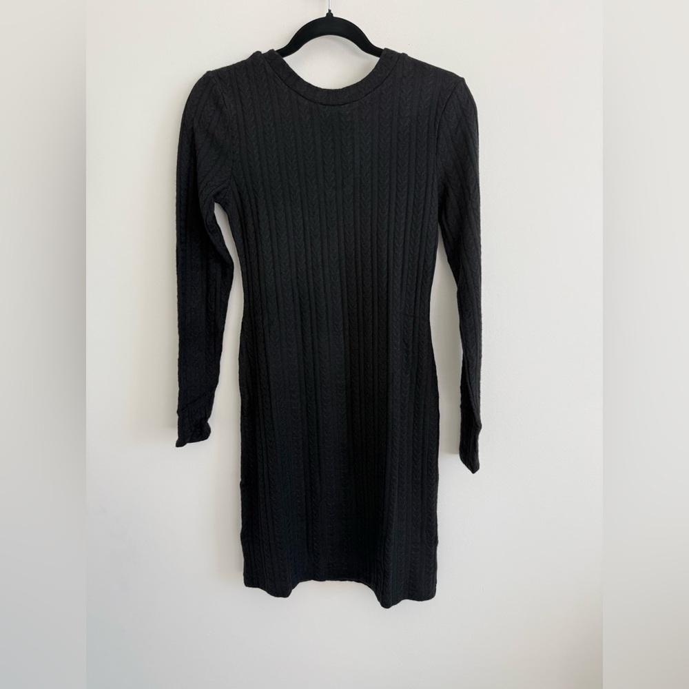 Band of the free Cable Knit Dress with bow